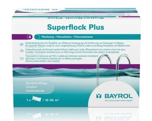 Bayrol Superflock Plus Flockungsmittel für Sandfilteranlage, 1 kg