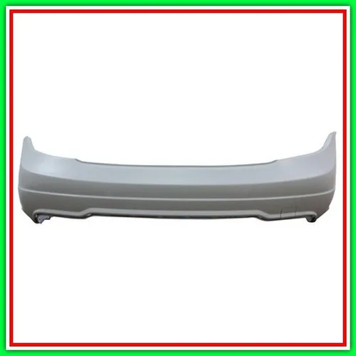 Stoßfänger hinten für Mercedes C-Klasse W204 (11-13) grundiert - Stoßstange für hinten, ideal für Mercedes C-Klasse W204 Limousine, bietet eine perfekte Passform und hochwertige Verarbeitung, nicht für Modelle mit Einparkhilfe.