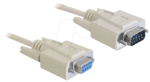DELOCK 84064 - Kabel Seriell, SUB-D 9, Stecker/Buchse, 2m