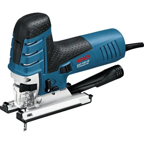Bosch Stichsäge GST 150 CE - Pendelhubstichsäge, 780 W, Schnittleistung bis 150mm, werkzeugloser Sägeblattwechsel und präzise Schnitte