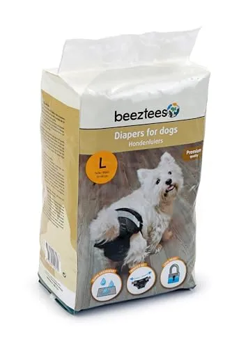 Beeztees, Hundewindel, schwarz, L, 10Stk.