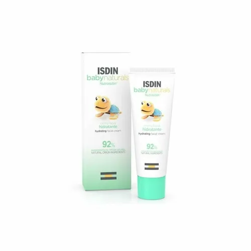 Isdin Tagescreme Baby Naturals Nutra 50ml - Feuchtigkeitsspendende Gesichtscreme - Feuchtigkeitscremes für Babys, ideal für empfindliche Haut und spendet langanhaltende Feuchtigkeit.