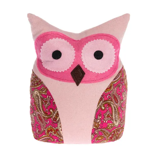 Türstopper SILA rosa pink Eule mit Sandfüllung Doorstop H21cm Türsack Dekoeule