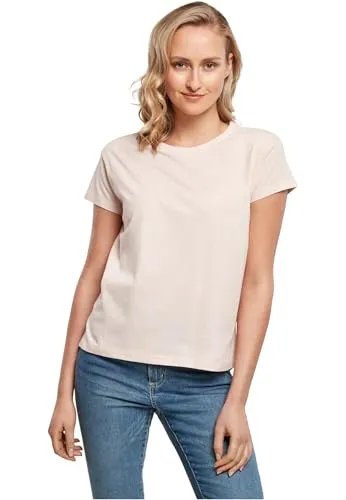 Build Your Brand Damen By052-ladies Box Tee T-Shirt, Rosa, S EU