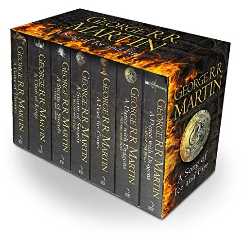 A Game of Thrones: The Story Continues Box-Set - Mythologie, 7-Buch-Set der beliebten Fantasy-Serie von George R.R. Martin, inklusive einer detaillierten Karte von Westeros!
