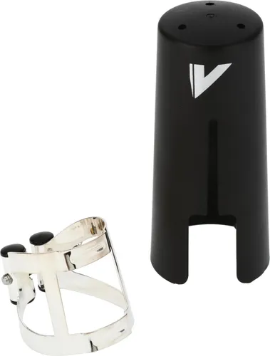 Vandoren M O Bb-Klarinette Blattschraube versilbert - Ligaturen für Holzblasinstrumente, leichtes Fixieren und präzise Ansprache durch Doppelzug-Schrauben-Mechanismus