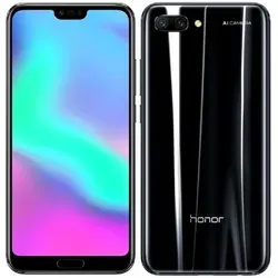 Huawei Honor 10 Dual Sim COL-L29 64GB Midnight Black Smartphone (14,83 cm/5,84 Zoll, 64 GB Speicherplatz, 24 MP Kamera, SuperCharge, Gesichtserkennung, Verschiedene KI Funktionen) schwarz