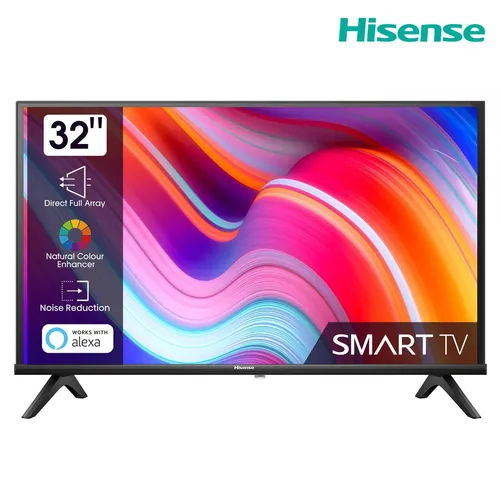 Hisense 32E4KT - 32 Zoll HD Ready Smart TV, Triple Tuner, Natural Colour Enhancer und Game Mode für optimales Fernseherlebnis