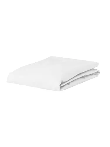 ESSENZA Spannbettlaken Premium Percale Weiß, 180x210 cm - 100% Baumwolle - Hochwertiges Spannbettlaken aus 100% Baumwolle Perkale, atmungsaktiv und ideal für einen komfortablen Schlaf. Perfekt für stilvolle Schlafzimmergestaltungen und in verschiedenen Größen erhältlich.