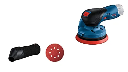Bosch Professional 12V System Akku Exzenterschleifer GEX 12V-125 - Kompakt und ergonomisch, ideal für enge Stellen und optimale Werkzeugkontrolle