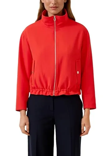 s.Oliver Jackenblazer rot L (40) - Eleganter s.Oliver Jackenblazer in Rot, ideal für stilvolle Anlässe. Pflegeleicht und aus hochwertigem Material für einen perfekten Sitz.