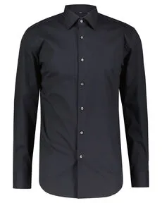BOSS Herren H-HANK-C1-214 Slim-Fit Hemd - Elegantes Herrenhemd aus elastischer Baumwoll-Popeline mit bügelleichtem Finish, ideal für einen gepflegten Look im Büro oder Freizeit.
