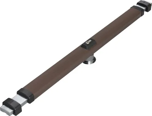 ABUS Tür-Panzerriegel PR2700, braun - Schließtechnik, VdS-anerkannter Tür-Panzerriegel mit Ziehschutz und Not+Gefahrenfunktion, ideal für höchste Sicherheit gegen Aufhebeln, Made in Germany.
