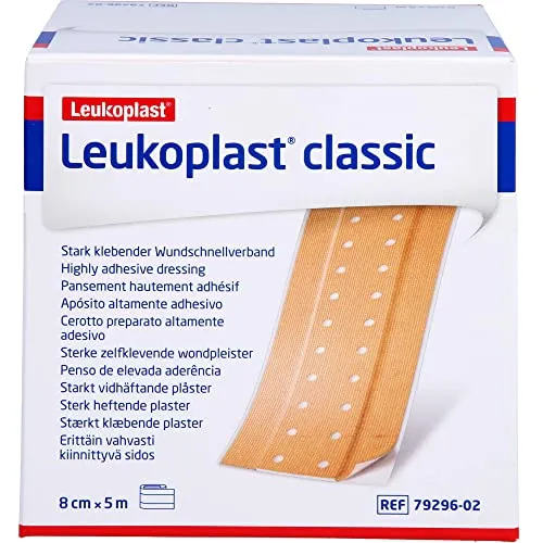 LEUKOPLAST Classic Pflaster 8 cmx5 m Rolle 1 St