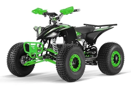 Smarty Elektro-Kinderquad NITRO MOTORS 1000W 48V Eco - Das Smarty Elektro-Kinderquad bietet einen starken 1000W Elektromotor, 3 Geschwindigkeitsstufen und ein praktisches LED-Display. Ideal für kleine Abenteurer mit viel Fahrspaß und Sicherheit!
