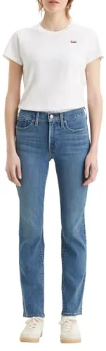 Levi's Damen 314 Shaping Straight Jeans, Lapis Bare, 29W / 34L - Jeans für Damen, figurschmeichelnd mit Stretch für optimalen Tragekomfort, formt Kurven und verlängert Beine, ideal für jeden Tag.