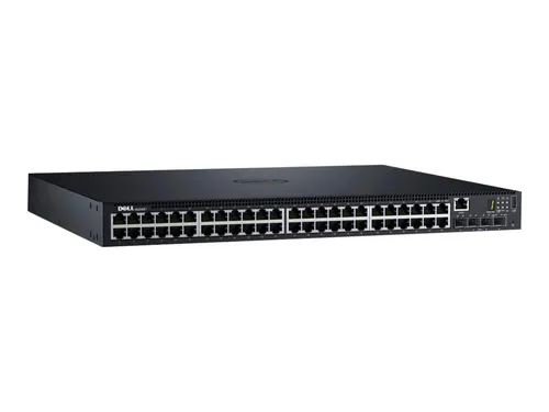 Dell N1548P Switch II - Managed Netzwerk-Switch mit 48 Ports, PoE+ Unterstützung und 3 Jahren Garantie. Ideal für Unternehmen, die eine zuverlässige Gigabit-Ethernet-Lösung benötigen.