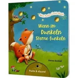 Thienemann - Esslinger Verlag GmbH Mein Puste-Licht-Buch: Wenn im Dunkeln Sterne funkeln