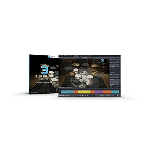 TOONTRACK Superior Drummer 3 - Vollversion Downloadcode - Software, Loops & Samples, umfassende Schlagzeug-Samples für realistische Musikproduktionen auf Linux, Mac und Windows.
