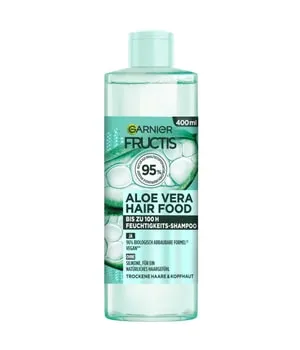Garnier Fructis Aloe Vera Shampoo 400ml - Shampoo für normales Haar mit 100% natürlichen Inhaltsstoffen, angereichert mit Aloe Vera für intensive Feuchtigkeit und Pflege.