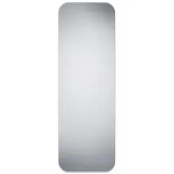 Spiegel 50 x 150 cm Britney - eleganter silberner Rahmen - Hochwertiger Spiegel in silber mit abgerundetem Design, perfekt für jeden Raum. Maße: B: 2,8 cm, H: 150 cm. Ideal für stilvolle Akzente in Ihrem Zuhause.
