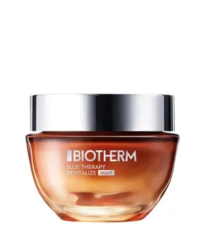 BIOTHERM Blue Therapy Revitalize Night Cream 50 ml - Gesichtscreme für reife Haut, regeneriert intensiv über Nacht und mindert Falten mit revitalisierender Braunalge und Resveratrol.