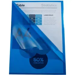 Exacompta 57119E 10x Packung mit 100 Sichthüllen A4, PP genarbt, ökonomisch - Farben sortiert
