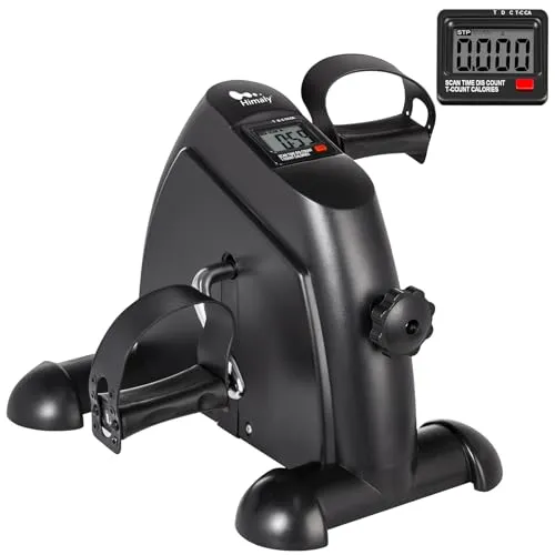 himaly Mini Bike Heimtrainer - Übungsgerät für Füße, vielseitig einsetzbar mit einstellbarem Widerstand für individuelles Training von Arm und Bein, ideal für Senioren und Junge, perfekt für Zuhause und Büro.