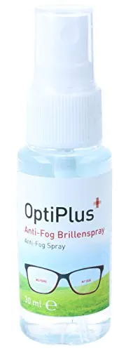 Langanhaltendes OptiPlus Anti-Fog Spray PFAS-Frei mit effektiver Antibeschlag-Wirkung für alle Glasarten 30 ml