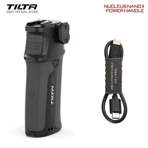 Tilta Nucleus Nano II Power Handle - Filmkamera Follow Focus - Filmkamera-Zubehör für präzise Fokussierung, universell kompatibel und mit 1 Jahr Herstellergarantie für zuverlässige Nutzung.