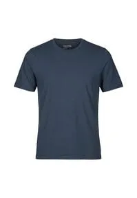 Marc O'Polo T-Shirt aus softer Slub-Jersey-Qualität - Stylisches T-Shirt im Regular Fit aus zertifizierter Bio-Baumwolle. Ideal für entspannte Looks, mit Rundhalsausschnitt und feinem Streifen-Dessin. Nachhaltig gestaltet für einfaches Recycling.