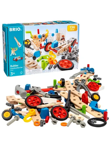 Brio Konstruktionsspielzeug Builder Box (34587) - Kreatives Bauspielzeugset, ideal für kleine Architekten und stundenlangen Spielspaß