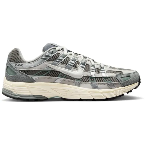 Nike P-6000 Sneaker Herren in flat pewter-white-light iron ore, Größe 46 HW 2025