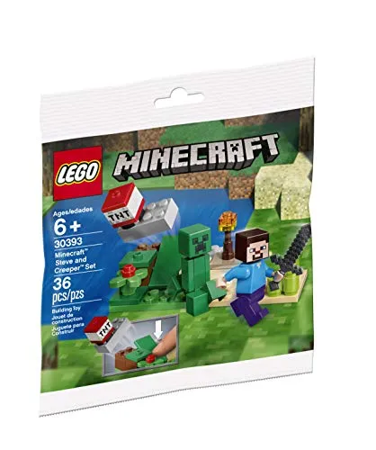 Lego Minecraft Steve und Creeper Polybag Set 30393 (Eingesackt) Spielzeug