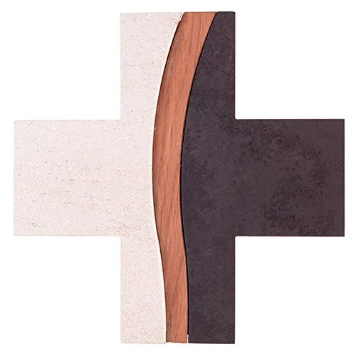 Fritz Cox® Steinkreuz, hochwertige Handarbeit, in Deutschland gefertigt, modernes Wandkreuz aus Stein