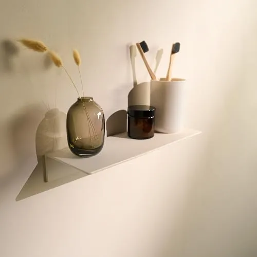 Designfabrik Hamburg Badregal DFHH KR, 1-tlg., Ohne Bohren - Regal für Bad und Küche, einfach ohne Bohren montieren. Stilvolles, rostfreies Aluminium in Schwarz, Weiß oder Silbergrau – für einen modernen Look und starken Halt.