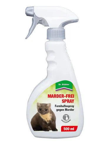 Dr.Stähler Marderfrei-Spray 500ml - Effektives Fernhaltespray zur Mardervergrämung, ideal für Haus und Garten, schützt zuverlässig vor unerwünschten Tieren.
