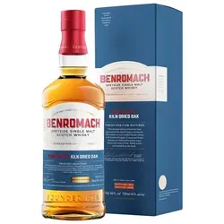Benromach Contrasts - Kiln Dried Oak 10 Jahre - 2012/2023 - Whisky aus Speyside, gereift in ofengetrockneten Virgin Oak-Fässern für süße malzige Aromen und frische Zitrusnoten. Ein Meisterwerk der Contrasts-Serie mit 46% Vol. Alkohol.