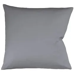 fleuresse Kissenbezug Satin 80 x cm Grau Stein
