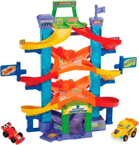 Vtech® Spiel-Gebäude Tut Tut Baby Flitzer - Zickzack-Turm, inkll. Tut Tut Baby Flitzer Rennauto