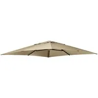 Sun Garden Easy Sun Ersatzbezug 320x320 cm - Taupe - Ampelschirme: Hochwertiger Ersatzbezug aus 100% Polypropylen für einen frischen Look Ihres Easy Sun Schirms.