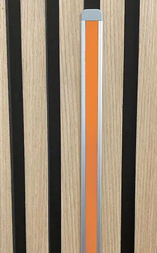 XENON LED Dekolicht 3592 LED Leuchte ALU-mit Rand 1m für Holz Paneele Netzteil Orange, Xenon / Pink