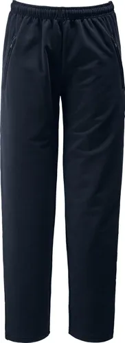 Erwin Müller Damen Jogginghose - Lange Freizeithose in Dunkelblau - Bequeme lange Jogginghose aus 65% Baumwolle, ideal für Freizeit und Sport. Pflegeleicht und stylisch mit Gummibund und Bindeband.