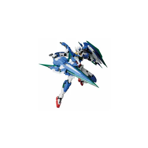 Bandai 1/100 MG GNT - 0000 / FS Double O Quanta Full Saber - Figur-Modellbausätze mit detailgetreuer Nachbildung des GN Sword IV Full Sabre, ausgestattet mit neuen Teilen und Mechanismen für ein einzigartiges Bauerlebnis.