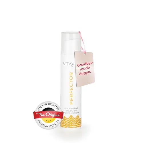 Vitayes Perfector Augenserum – Anti-Aging Augenpflege mit Soforteffekt - Das Vitayes Perfector Augenserum reduziert sichtbar dunkle Augenringe und Schwellungen. Mit Hyaluronsäure für intensive Feuchtigkeit und ein strahlendes Aussehen – ideal für alle Hauttypen.