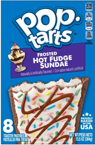 KELLOGG'S POP TARTS 'Hot Fudge Sundae' Toaster Pastries 384 gr Original USA
