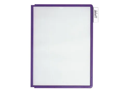 DURABLE 5606 44 Sichttafel A4 - blauviolett, ideal für Präsentationen und Organisation von Dokumenten