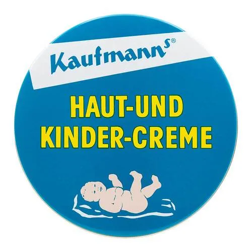 Kaufmanns Haut und Kindercreme - Arzneimittel für die ganze Familie, schützt empfindliche Haut von Babys und Kleinkindern und bewahrt sie vor Wundwerden im Windelbereich.