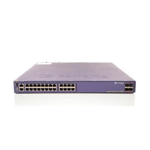 Extreme 16177 Switch II - 24-Port Gigabit Switch - 24-Port Gigabit Switch für professionelle Netzwerklösungen, stapelbar und mit PoE+ Unterstützung für effiziente Energieverteilung.