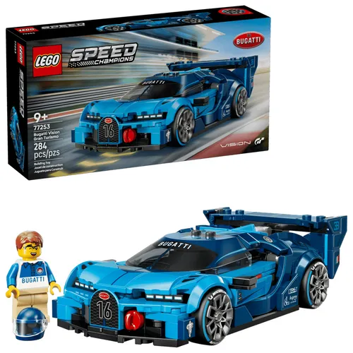 LEGO® Speed Champions 77253 Bugatti Vision GT Hypersportwagen - Faszinierendes LEGO Set für Auto-Enthusiasten ab 7 Jahren. Enthält 0 Teile, bietet kreativen Spielspaß und detailgetreue Nachbildung eines Hypersportwagens.